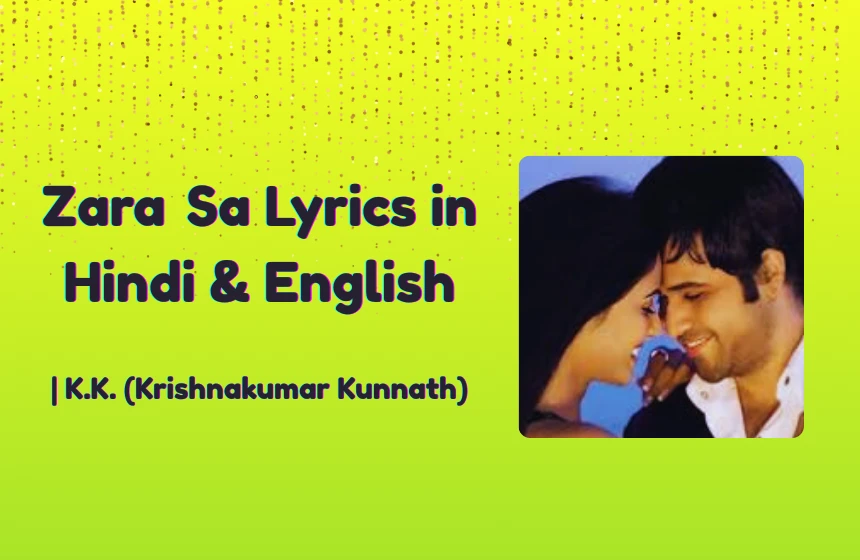 Zara Sa Lyrics
